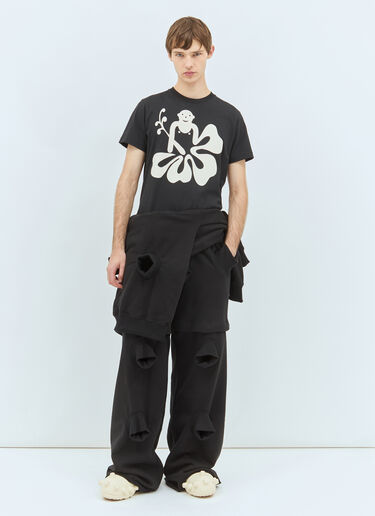 Walter Van Beirendonck Hawaii T-Shirt Black wlt0158012