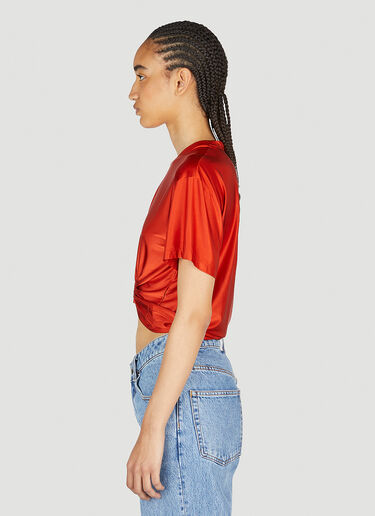 Rabanne Front Ring T-Shirt Red pac0254012
