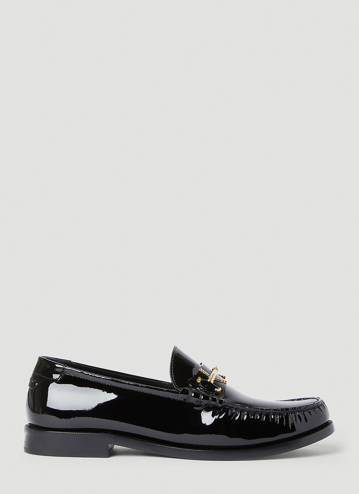 Saint Laurent Le Loafer Leather Loafers In Black
