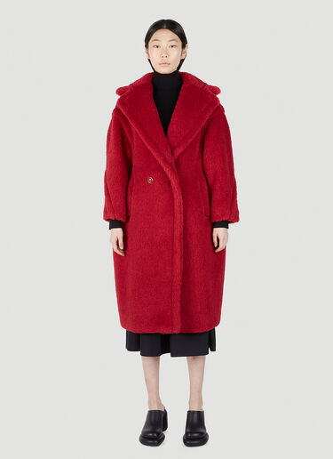 Max Mara Special Edition Teddy Bear Icon Coat Red max0251003