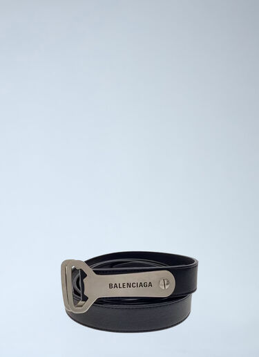 Balenciaga Bottle Opener Belt Black bal0152083