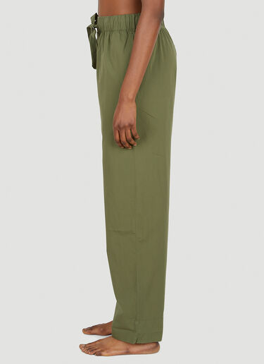 Tekla 抽绳睡裤式长裤 绿色 tek0350017