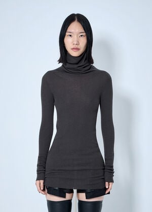 Rick Owens LS Tube Top Grey ric0265034