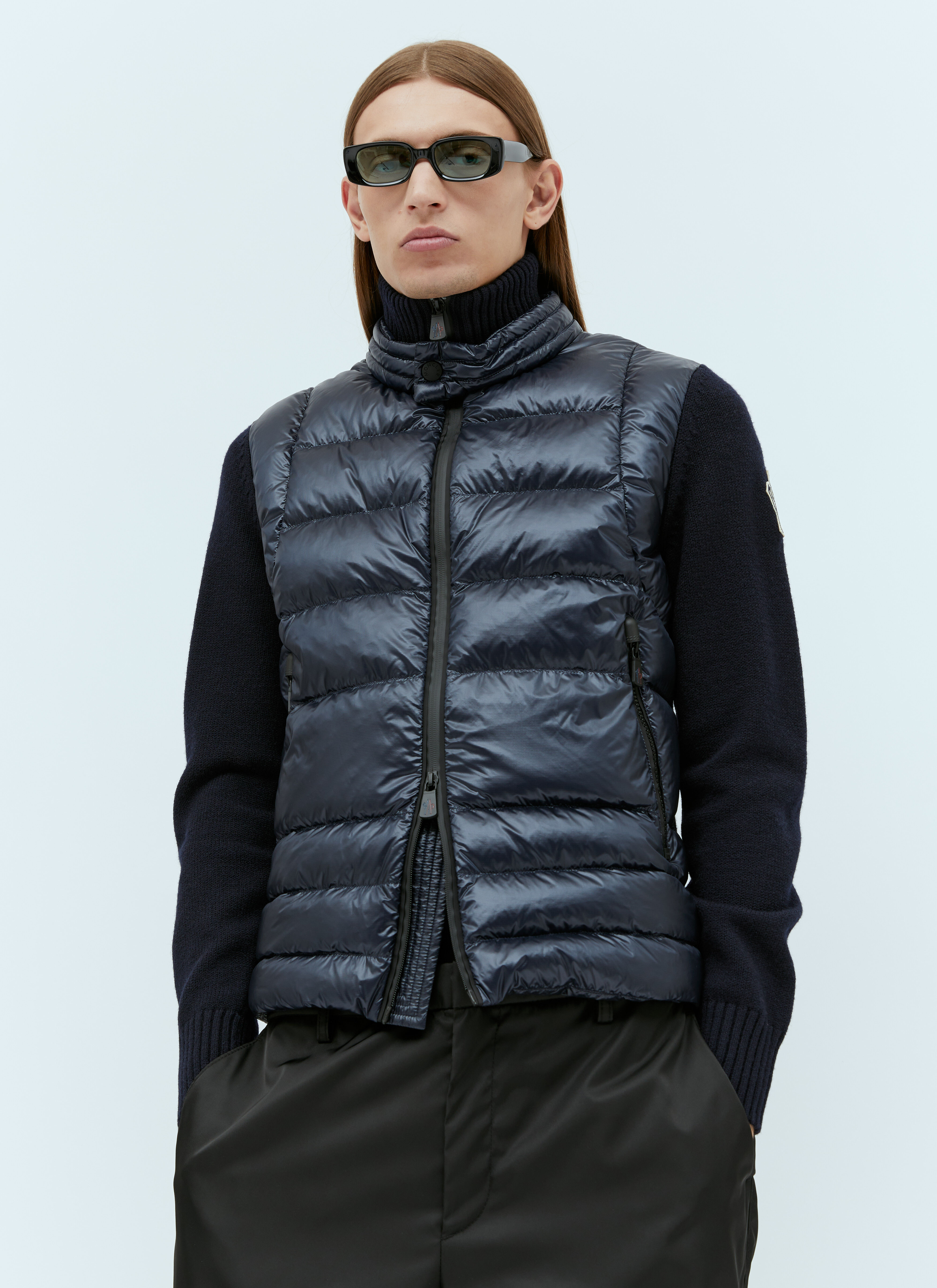 Moncler padded front cardigan shop
