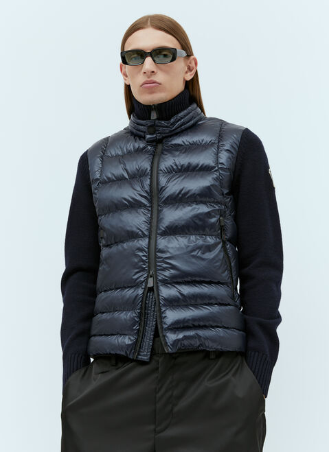 Moncler Grenoble 中綿入りウールカーディガン レッド mog0153013