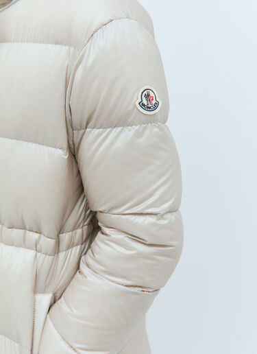 Moncler 불로뉴 리버시블 롱 다운 코트 크림 mon0258019