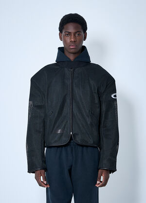 Jil Sander All Weather Moto Jacket Black jil0160001