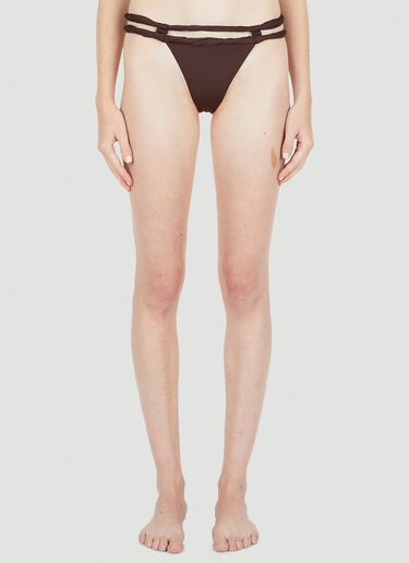 Jacquemus Le Bas De Maillot Sofio 比基尼泳裤 棕色 jac0250174