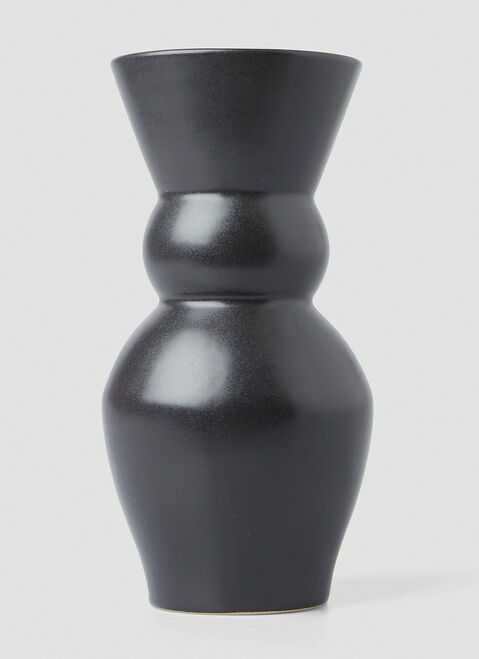Rosenthal Lucie Glazed Vase Black wps0690125