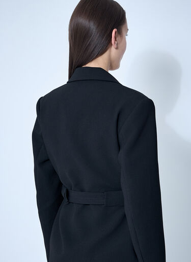 GANNI ボンデッドクレープブレザー  ブラック gan0260008