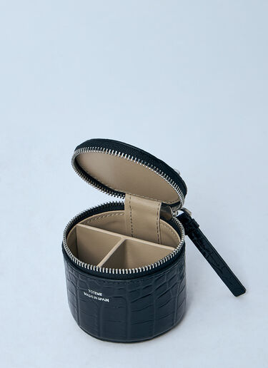 Croc-Embossed Jewelry Box TOTEME Croc-Embossed Jewelry Box Black tot0261032