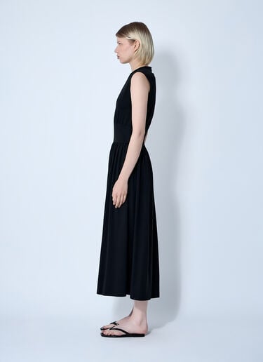TOTEME Sleeveless Cotton Tee Dress Black tot0261011