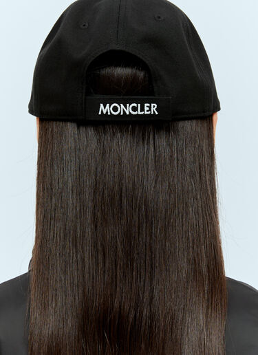 Moncler 徽标贴饰棒球帽  黑色 mon0256035