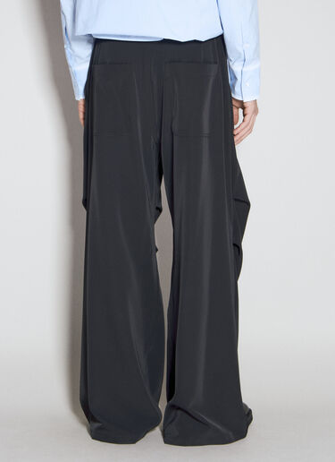 주름진 조절끈 팬츠 MM6 Maison Margiela 주름진 조절끈 팬츠 블랙 mmm0155010