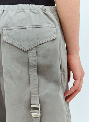 Acne Studios 가먼트 다이드 카고 팬츠 그레이 acn0158003