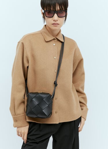 Bottega Veneta 미니 카메라 숄더 백 블랙 bov0249028