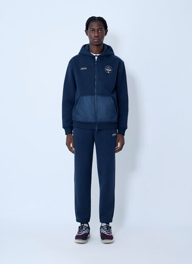 adidas SPZL Logo Motif Hooded Sweatshirt Navy adi0162158