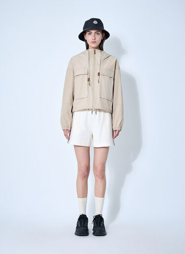 Moncler ソーヴァン・ショートパーカージャケット  ベージュ mon0260005