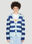 Marni x Veja Striped Illusion Cardigan Black mnv0350002
