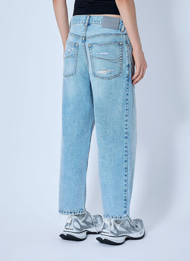 LN-CC® - Balenciaga: Straight-Leg Denim Jeans - Light Blue Balenciaga Straight-Leg Denim Jeans Light Blue bal0265009