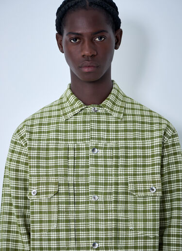Tuesday Check Jacket Story MFG Tuesday Check Jacket Green str0161001