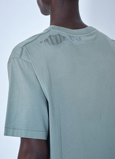 Acne Studios ロゴモチーフ コットンTシャツ グレー acn0165016