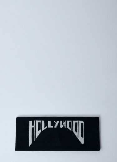 Rick Owens DRKSHDW Logo Motif Headband Black drk0160031