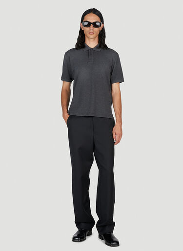 Cassandre Polo Shirt Saint Laurent Cassandre Polo Shirt Grey sla0154004