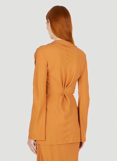 Kiko Kostadinov Geo Drape Top Orange kko0250007