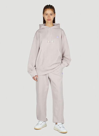 Acne Studios 페이스 패치 후드 스웨트셔츠 Lilac acn0251033