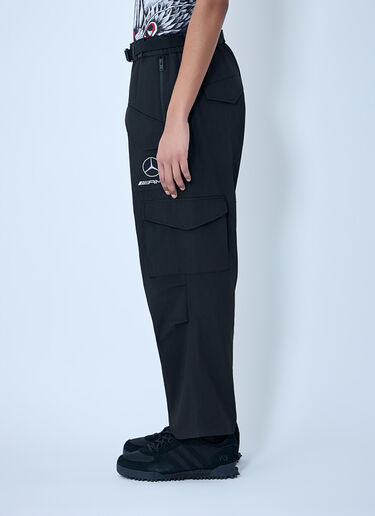 Y-3 MERCEDES Cargo Trousers with Utility Detailing Black yyy0364070