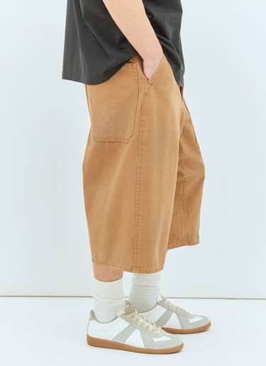 Maison Margiela Canvas Shorts Orange mla0158008