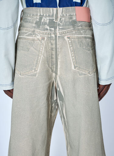 Acne Studios ワイドレッグデニムショーツ ベージュ acn0165011