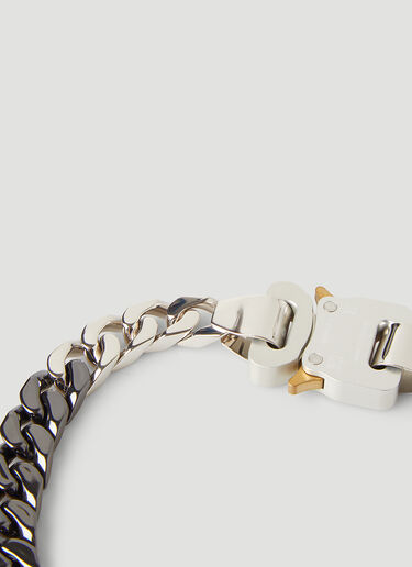 Two-Tone Signature Buckle Necklace 1017 ALYX 9SM Two-Tone Signature Buckle Necklace Black aly0245036