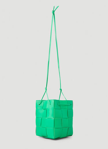 Intreccio Bucket Mini Shoulder Bag Bottega Veneta Intreccio Bucket Mini Shoulder Bag Green bov0248090