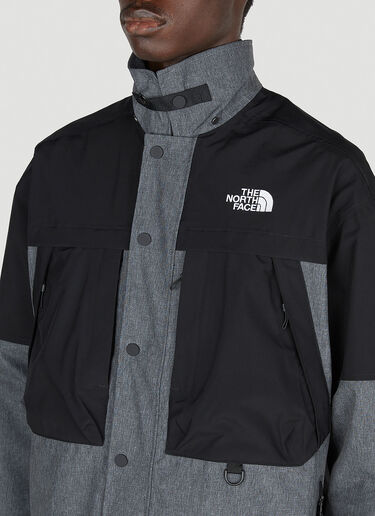The North Face Black Series Logo Print Hooded Jacket Black thn0152003