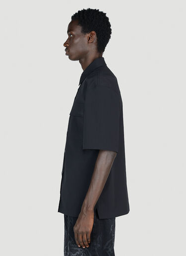 Han Kjøbenhavn Nylon Short Sleeve Shirt Black han0153012