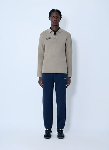 adidas SPZL Logo Patch Polo Shirt Beige adi0162159