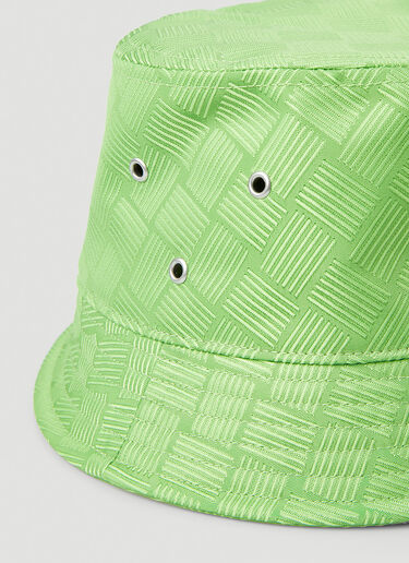 Bottega Veneta Intreccio Jacquard Bucket Hat Green bov0148168