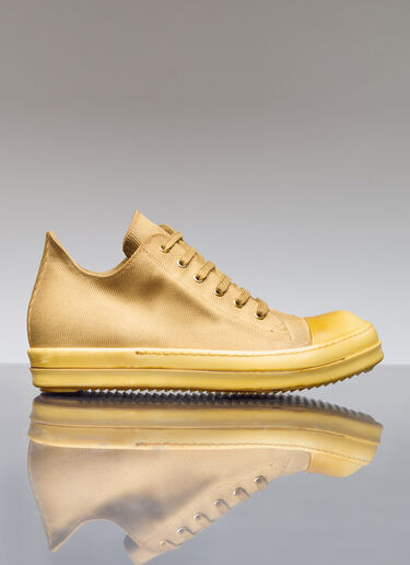 Rick Owens DRKSHDW Low Corduroy Sneakers Yellow drk0156017