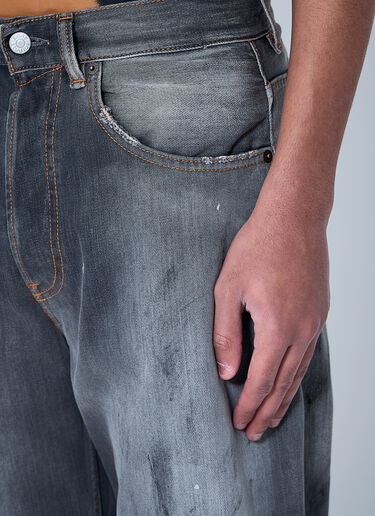 Acne Studios 2021M Distressed Jeans Black acn0159016