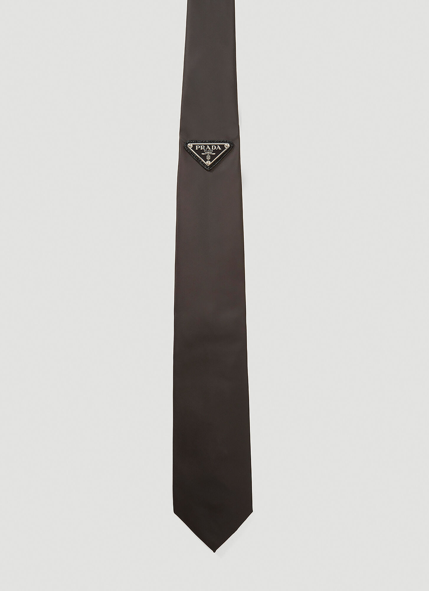 Prada Re-nylon Gabardine Tie In Black