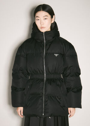 Prada Re-Nylon Down Jacket Black pra0258013