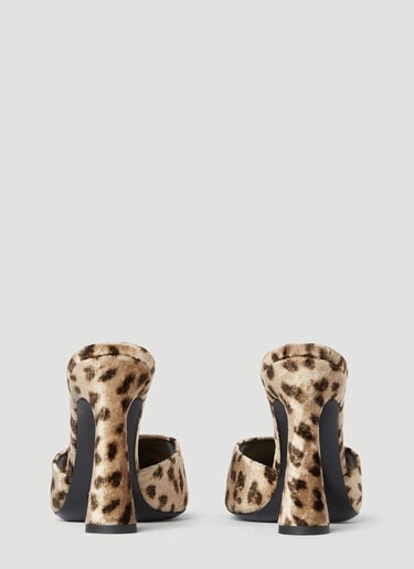 Gippy Heeled Mules Saint Laurent Gippy Heeled Mules Brown sla0251147