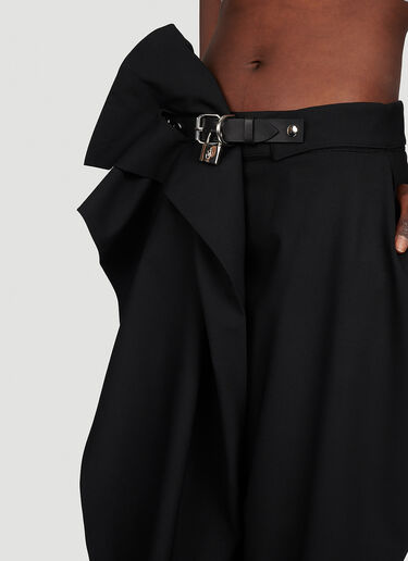 Padlock Strap Fold Over Pants JW Anderson Padlock Strap Fold Over Pants Grey jwa0253003