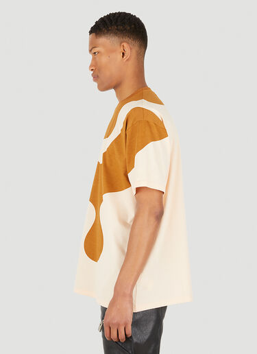 Burberry 抽象图案T恤 粉 bur0148058