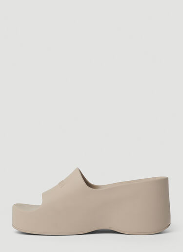 Balenciaga Chunky Platform Slides Beige bal0252068