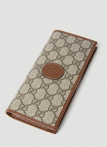 Gucci Interlocking G Long Wallet Beige guc0153103