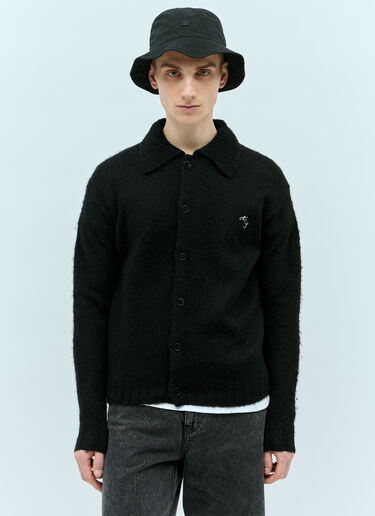 Acne Studios Polo Wool Cardigan Black acn0154004