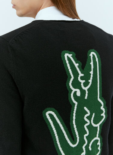 ロゴパッチ・ニットセーター Comme des Garçons SHIRT ロゴパッチ・ニットセーター ブラック cdg0154007